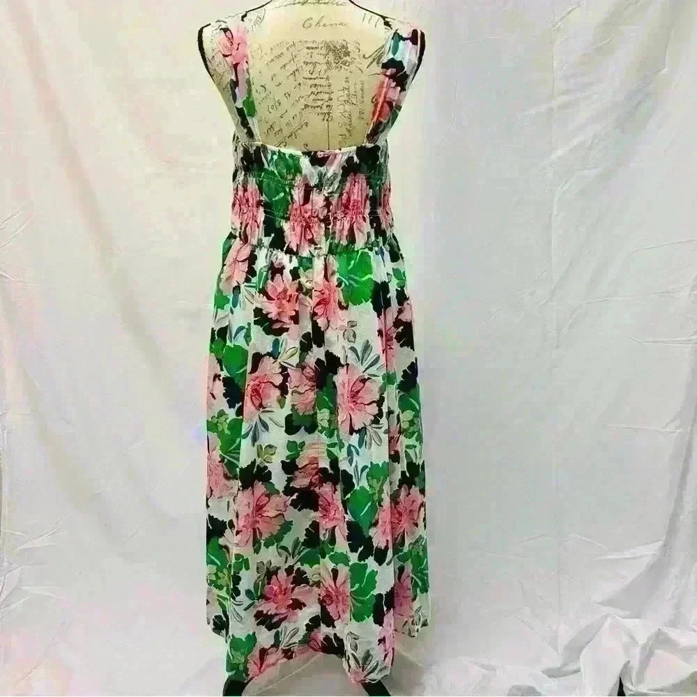 Tommy Hilfiger Women's Isla Floral Smocked Midi Dress size 16 - Picture 6 of 16
